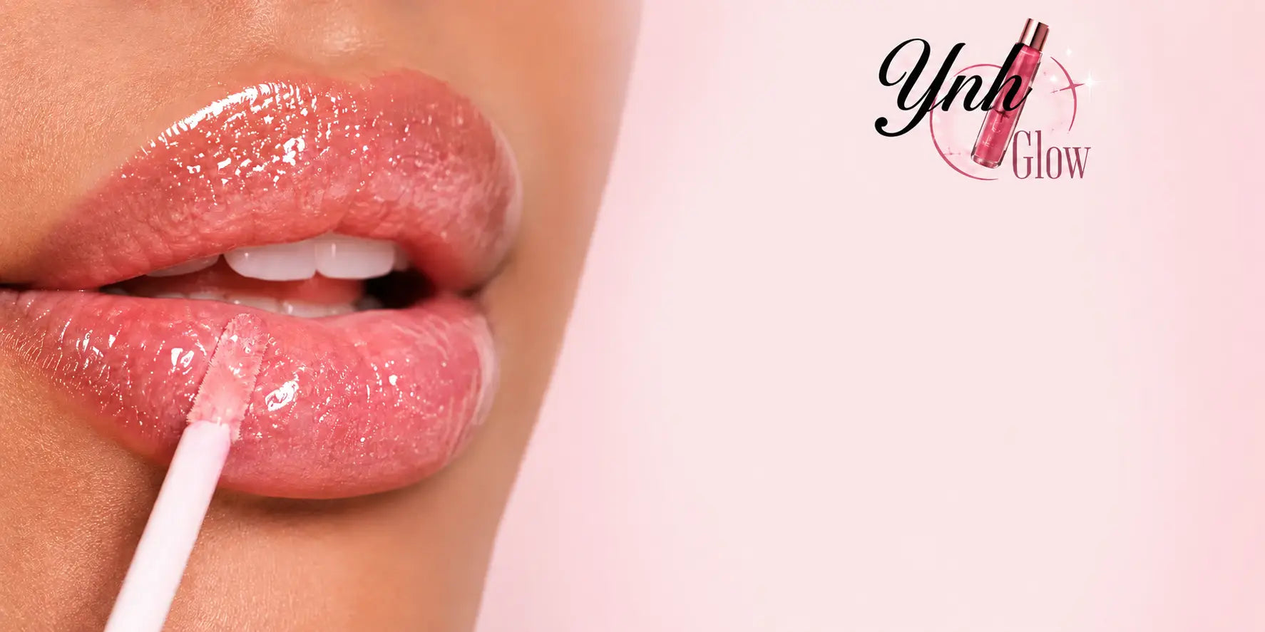 YNH Glow lip gloss collection in multiple shades